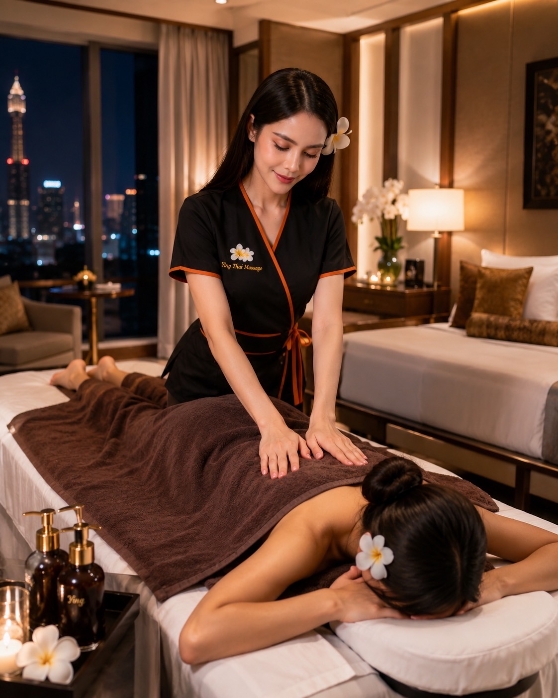 VIP in-room Thai massage service by Ying